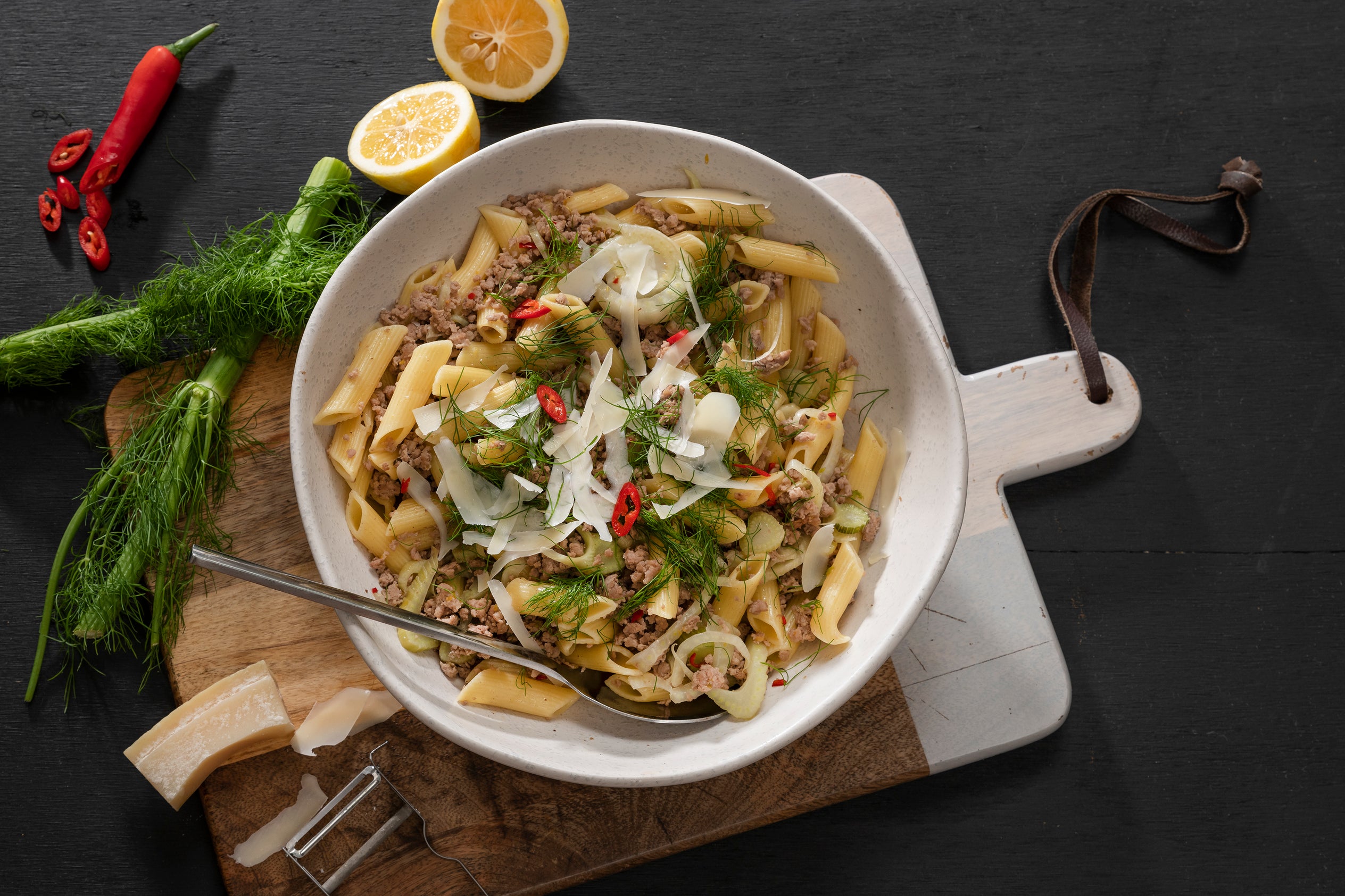 Tasty Pork and Fennel Pasta
