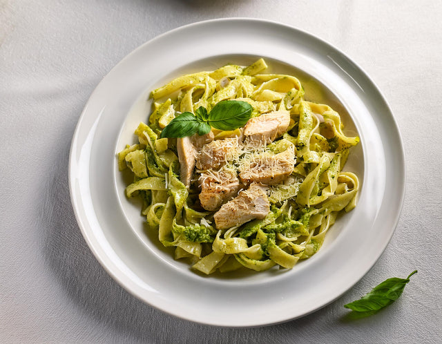 Chicken & Basil Pesto Pappardelle