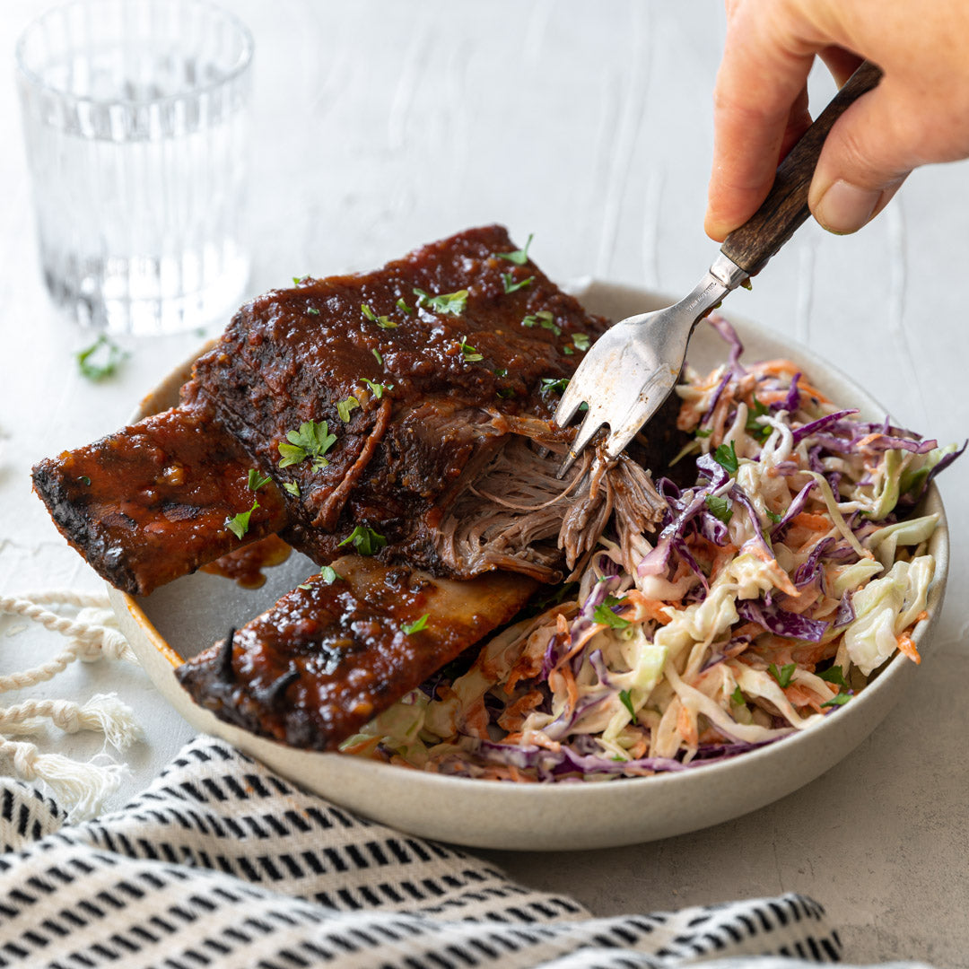 BBQ BEEF SHORT-RIBS (serves 4)