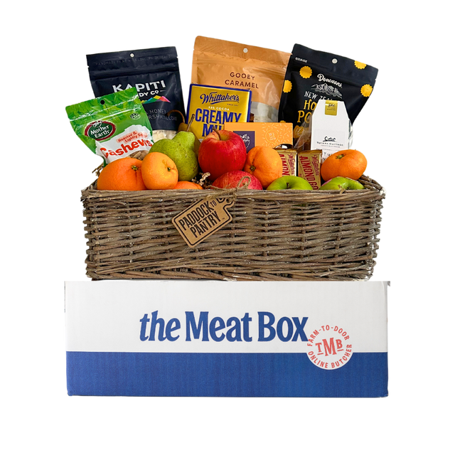 A Delightful Day Fruit Basket- Beautiful selection of fresh cut meat delivered overnight by your favourite online butcher - The Meat Box, We specialise in delivering the best cuts straight to your door across New Zealand. | Meat Delivery | NZ Online Meat