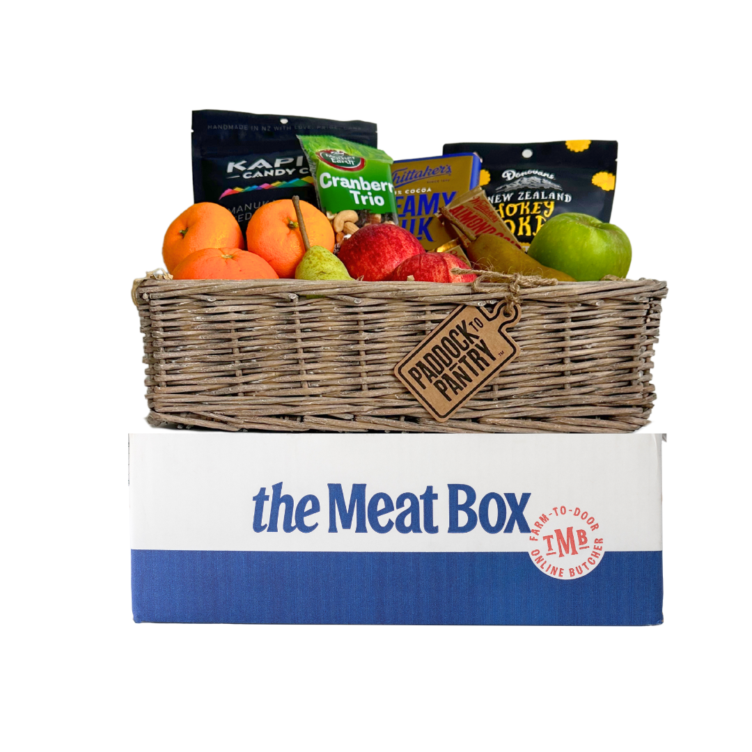 A Foodies Little Gift Basket- Beautiful selection of fresh cut meat delivered overnight by your favourite online butcher - The Meat Box, We specialise in delivering the best cuts straight to your door across New Zealand. | Meat Delivery | NZ Online Meat