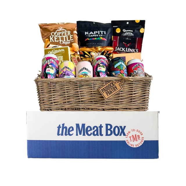 Craft Beer Lovers Gift Basket- Beautiful selection of fresh cut meat delivered overnight by your favourite online butcher - The Meat Box, We specialise in delivering the best cuts straight to your door across New Zealand. | Meat Delivery | NZ Online Meat