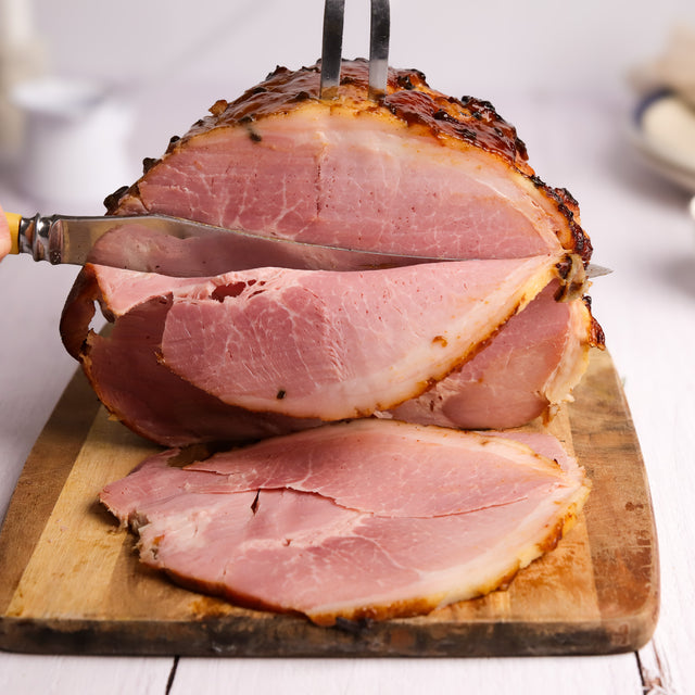 Champagne Ham - Whole - November Delivery- Beautiful selection of fresh cut meat delivered overnight by your favourite online butcher - The Meat Box, We specialise in delivering the best cuts straight to your door across New Zealand. | Meat Delivery | NZ Online Meat