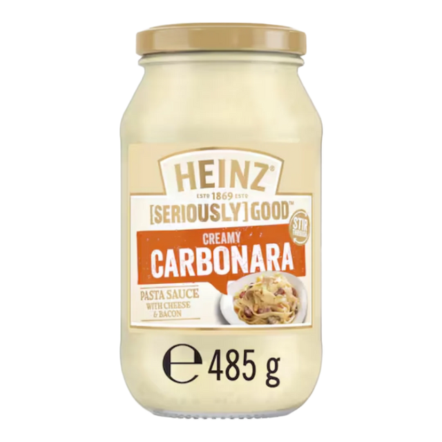 Heinz Seriously Good Pasta Sauce Carbonara 485g- Beautiful selection of fresh cut meat delivered overnight by your favourite online butcher - The Meat Box, We specialise in delivering the best cuts straight to your door across New Zealand. | Meat Delivery | NZ Online Meat