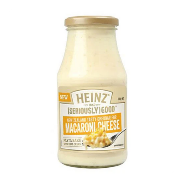 Heinz Seriously Good Pasta Sauce Macaroni & Cheese 500g- Beautiful selection of fresh cut meat delivered overnight by your favourite online butcher - The Meat Box, We specialise in delivering the best cuts straight to your door across New Zealand. | Meat Delivery | NZ Online Meat