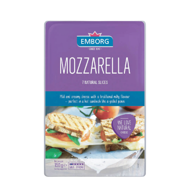Emborg Mozzarella Slices- Beautiful selection of fresh cut meat delivered overnight by your favourite online butcher - The Meat Box, We specialise in delivering the best cuts straight to your door across New Zealand. | Meat Delivery | NZ Online Meat