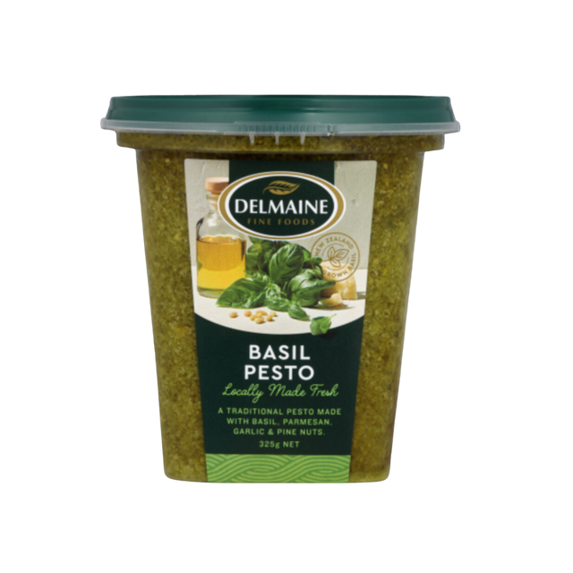 Delmaine Basil Pesto- Beautiful selection of fresh cut meat delivered overnight by your favourite online butcher - The Meat Box, We specialise in delivering the best cuts straight to your door across New Zealand. | Meat Delivery | NZ Online Meat