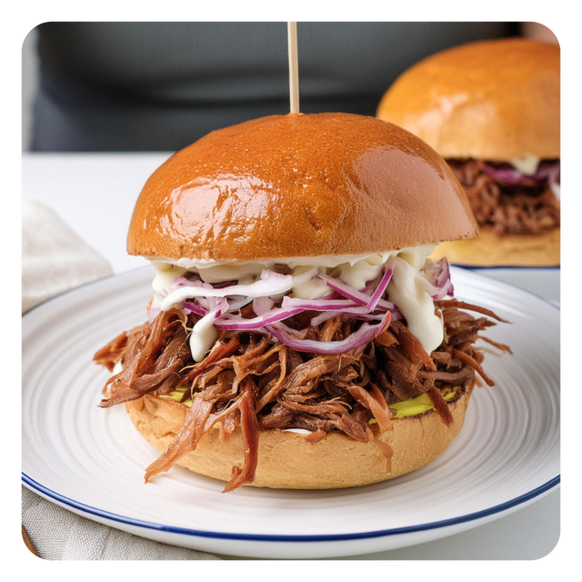 Pulled BBQ Beef Brisket - Heat & Eat