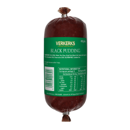 Verkerks Black Pudding - 400g