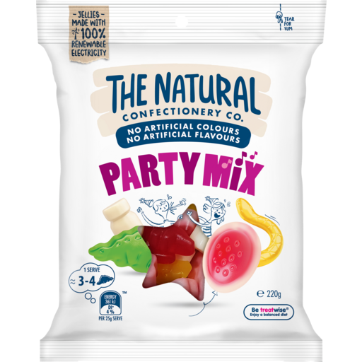 The Natural Confectionery Co Party Mix - 220g- Beautiful selection of fresh cut meat delivered overnight by your favourite online butcher - The Meat Box, We specialise in delivering the best cuts straight to your door across New Zealand. | Meat Delivery | NZ Online Meat